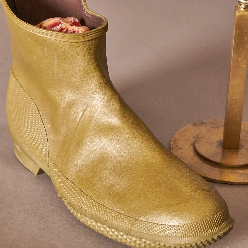 1960s America’s Paracord Army Green Galoshes Rain Boots